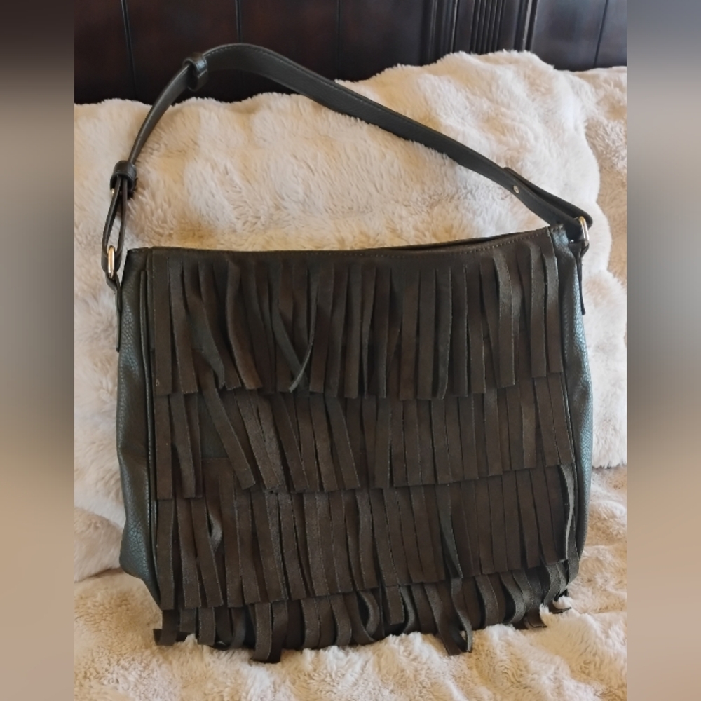 Free People Olive Green Bag